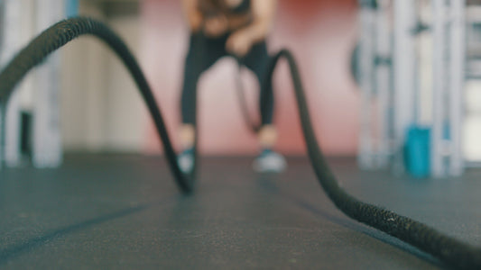 Battle ropes voor thuisgebruik – full-body training met de AJ-Sports rope.