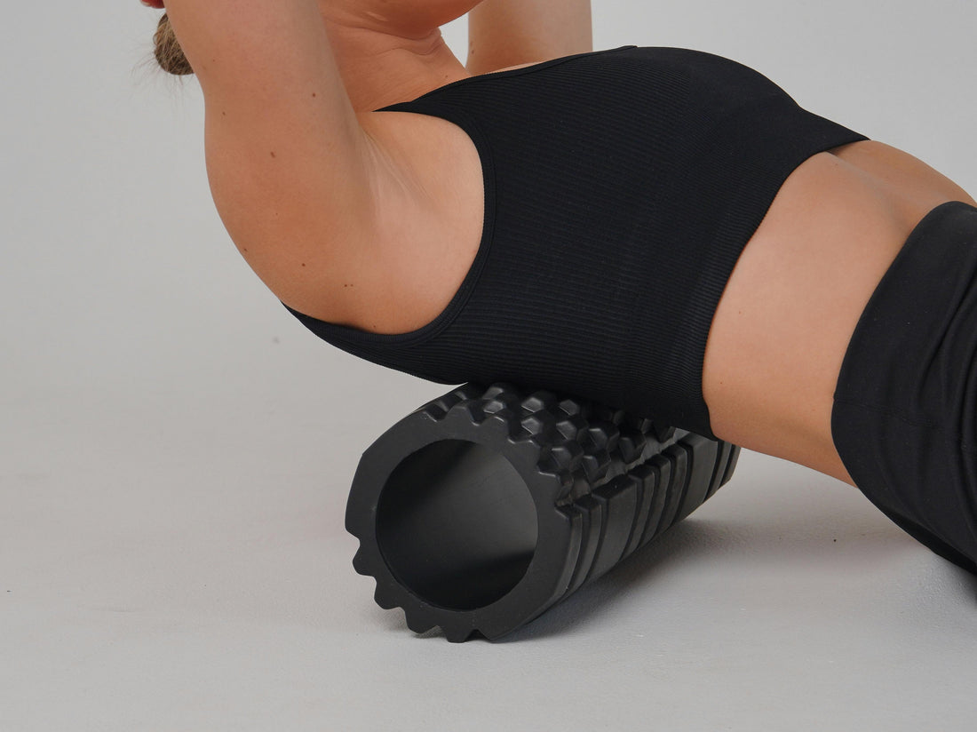 Vibrerende foamroller – diepe weefselmassage en spierherstel met instelbare intensiteit.
