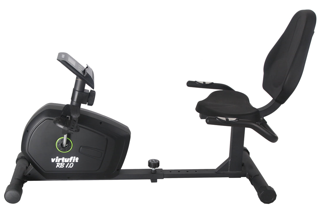 VirtuFit RB 1.0 Recumbent Bike – Ergonomische ligfiets met rugleuning en 8 weerstandsniveaus.