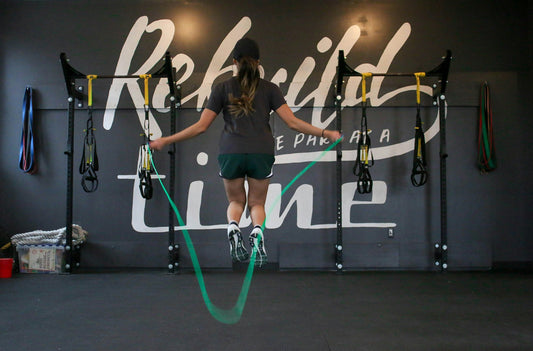 RXpursuit Speedrope – Verstelbaar speedrope met ergonomische handgrepen en hardcover hoes