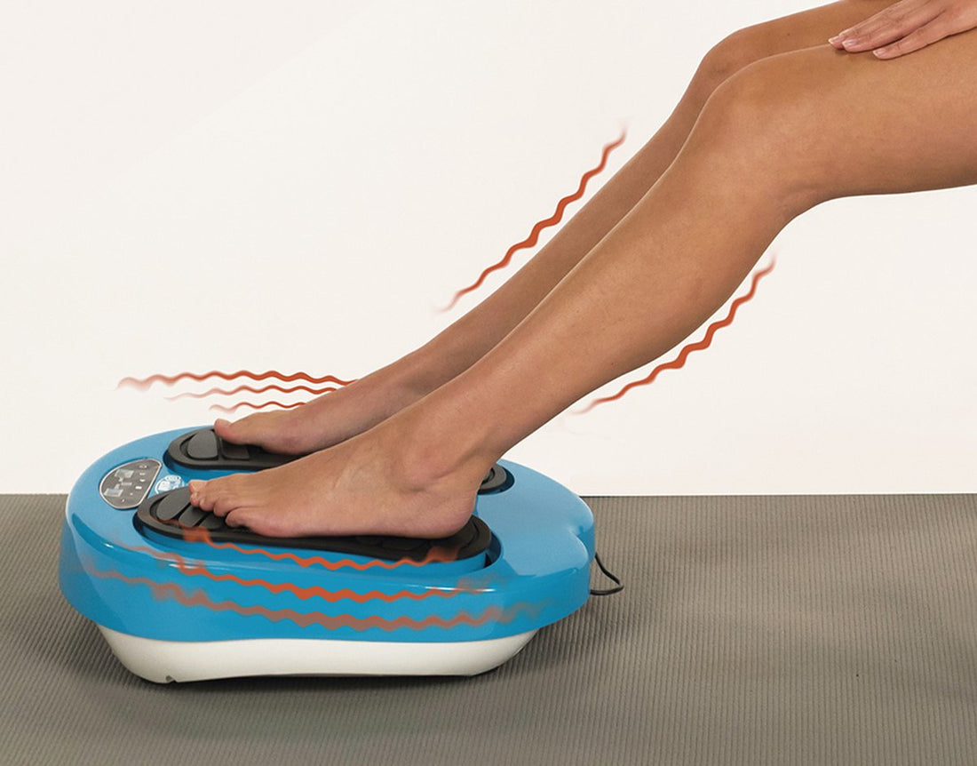 WeightWorld Circulator – Draadloos bloedsomloop-apparaat met EMS en TENS-technologie voor verlichting van spierpijn en vermoeide benen.
