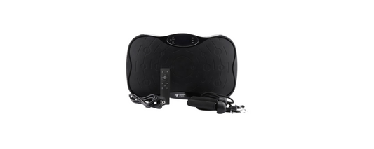 Rockerz Trilplaat Deluxe – vibratieplaat met oscillatietechnologie, 99 snelheden en weerstandsbanden voor full-body training thuis