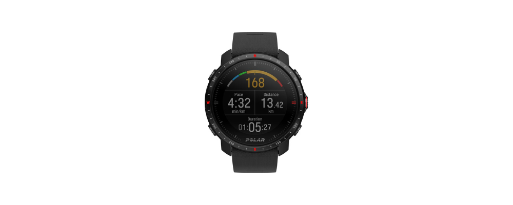 Polar Grit X Pro smartwatch – robuust outdoor sporthorloge met saffierglas, GPS navigatie en hersteltools voor trailrunning, fietsen en triatlon