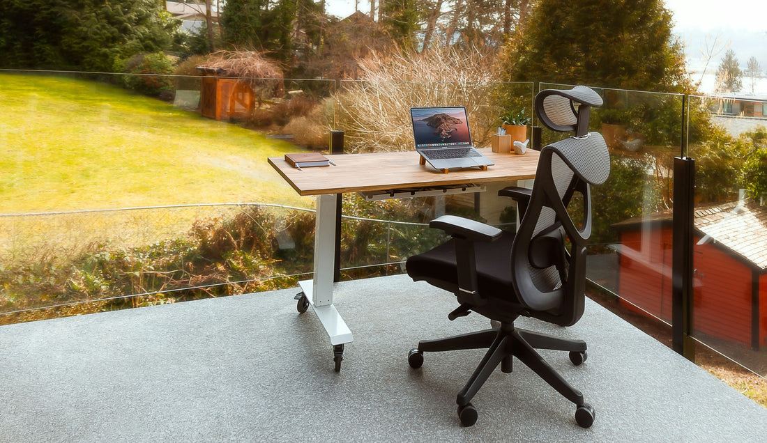 Ergonomische bureaustoel – Verstelbare stoel voor betere werkhouding en rugondersteuning.