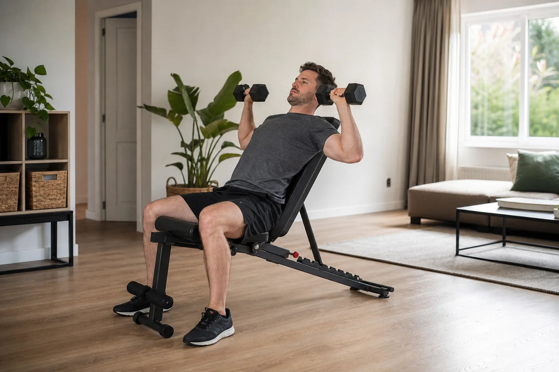Een fitnessbank voor thuis kiezen: waar je op moet letten in een rustige, lichte thuisomgeving