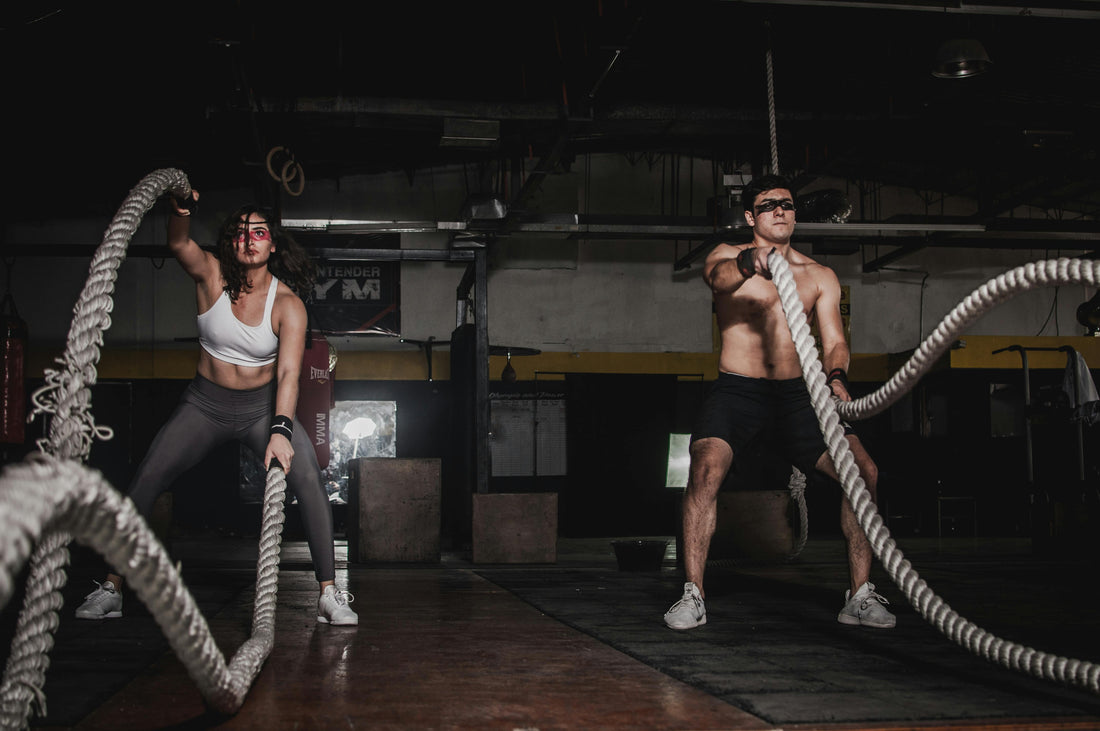 AJ-Sports Battle Rope 9 meter – de beste battle rope voor functionele krachttraining, perfect voor CrossFit, HIIT en full-body workouts.