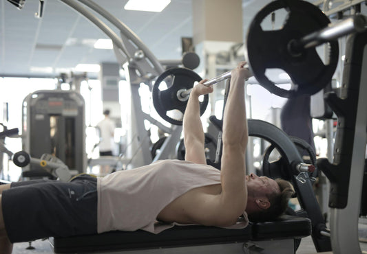 Gorilla Sports halterbank met 100 kg set