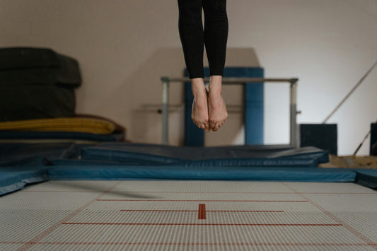 LifeStages Rebounder Trampoline – Stabiele en veilige trampoline voor vetverbranding en cardio workouts.