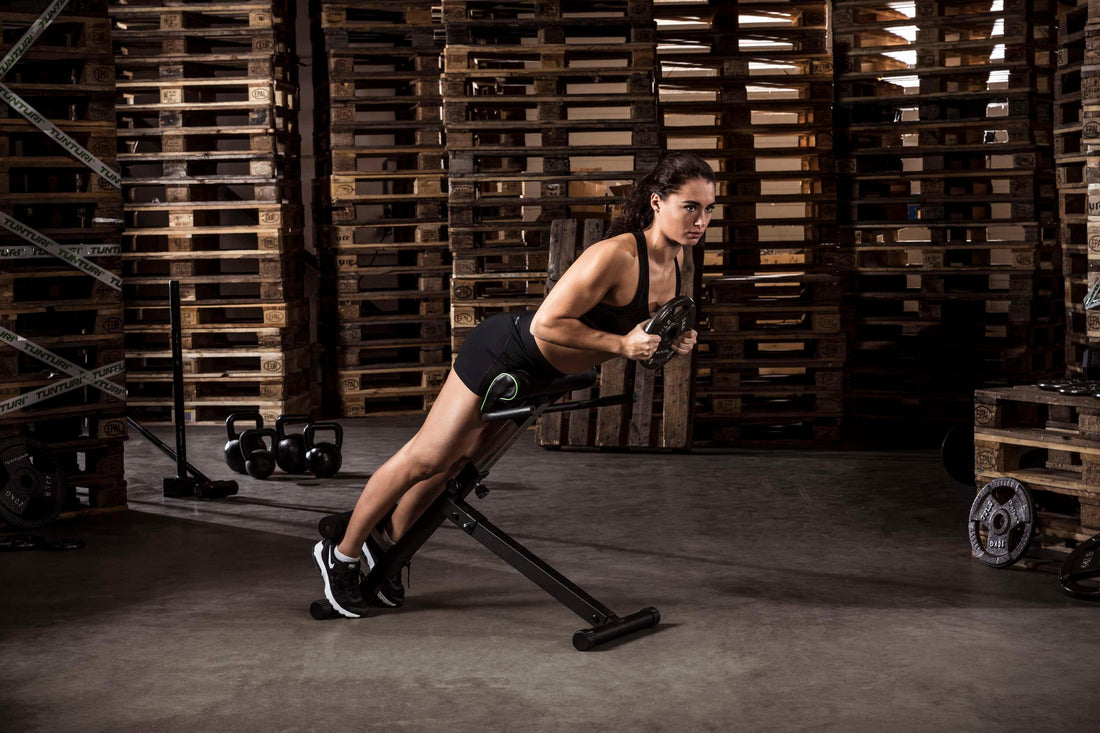 Tunturi CT80 – Rug- en buiktrainer voor thuisgebruik.