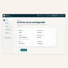 Professionele Digitale Intake Maker voor Coaches | DESKTOP alleen