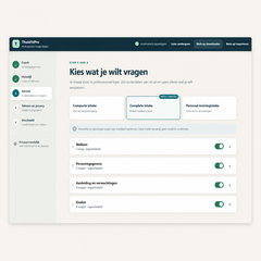 Professionele Digitale Intake Maker voor Coaches | DESKTOP alleen