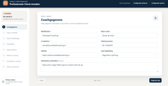 Professionele Check-in Maker voor Coaches | DESKTOP alleen