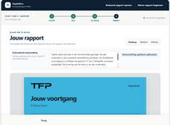 Professionele Voortgangsrapport Maker voor Coaches | DESKTOP alleen